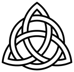 Triquetra-circle-interlaced